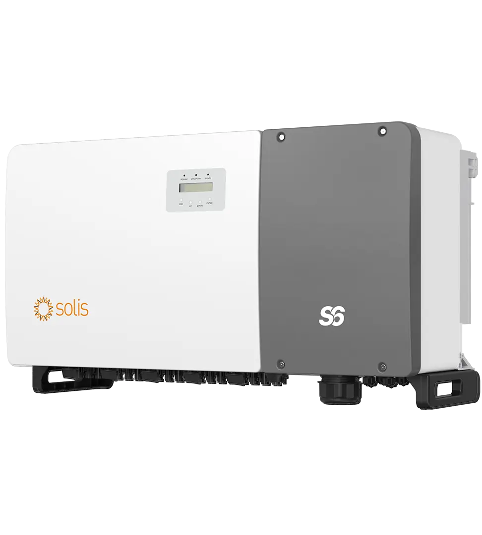 Onduleur Solis S6, 110kW/121kVA, triphasé, 10 MPPT, DC SW - 5 ans de garantie