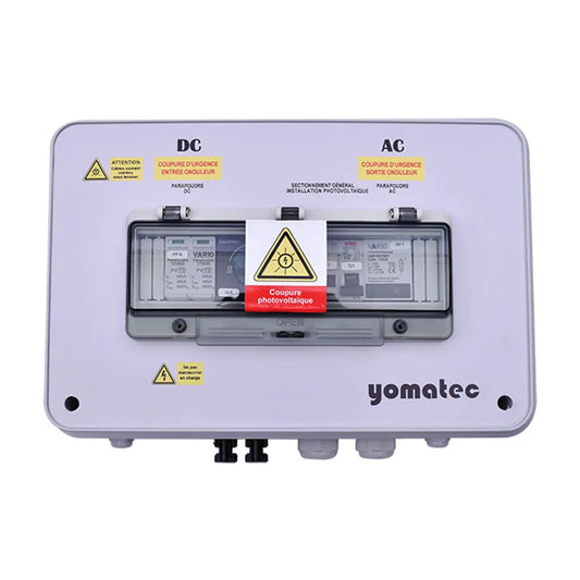 Coffret de protection compact AC/DC pour onduleurs SolarEdge SE3000H/SE3500H/SE3680H/SE4000H - Solis Mini S6-GR1P2.5K-M/S6-GR1P3K-M