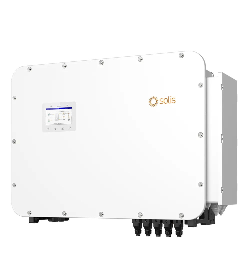 Onduleur Solis S6, 80kW/80kVA, hybridee, triphasé, 10 MPPT, DC SW, Deux ports pour batterie HV, Port Backup, Smart Port, Ecran 7", AFCI, compteur & S2-WL-ST in box - 5 ans de garantie