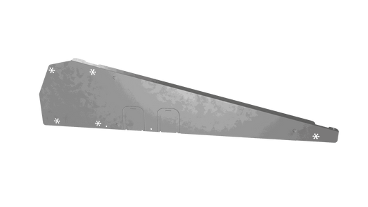 Déflecteur de vent gauche FlatFix Fusion (Profilé de base  1030mm - 11077mm) - Esdec -