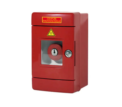 Boitier Arret Urgence PV ERP avec couteau brise de glace (DC+AC) Thumbnail-2