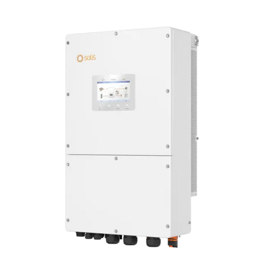 Onduleur Solis S6, 30kW/30kVA, hybridee, triphasé, 3 MPPT - 5 ans de garantie