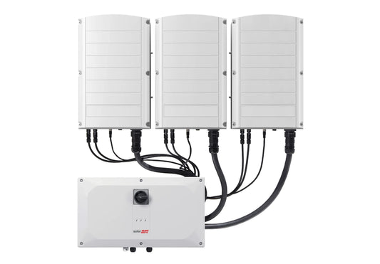 Onduleur Solaredge Synergy, 100kW/100kVA, triphasé, 1 MPPT, MC4, parafoudre DC - 12 ans de garantie