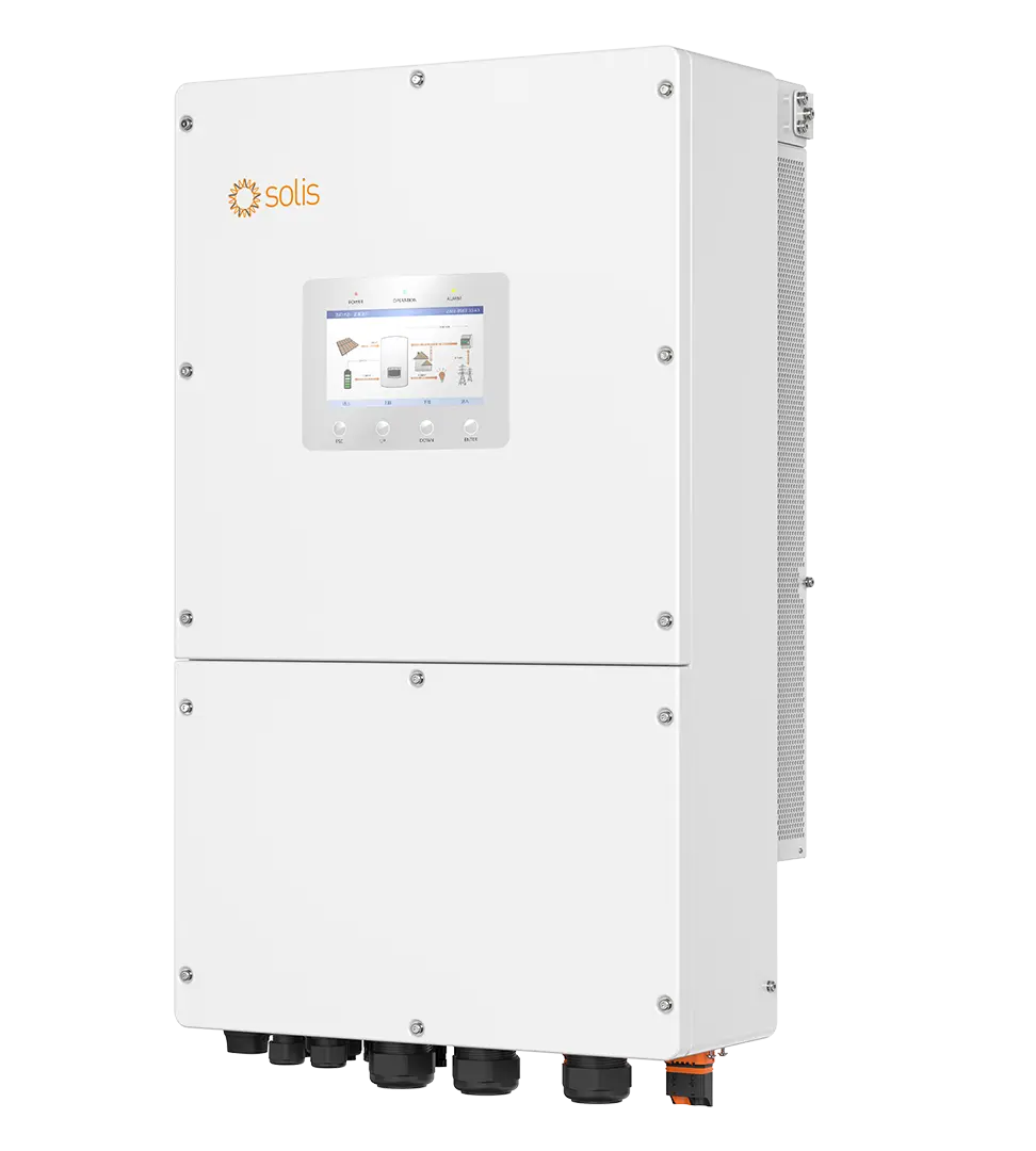 Onduleur Solis S6, 50kW/50kVA, hybridee, triphasé, 4 MPPT - 5 ans de garantie