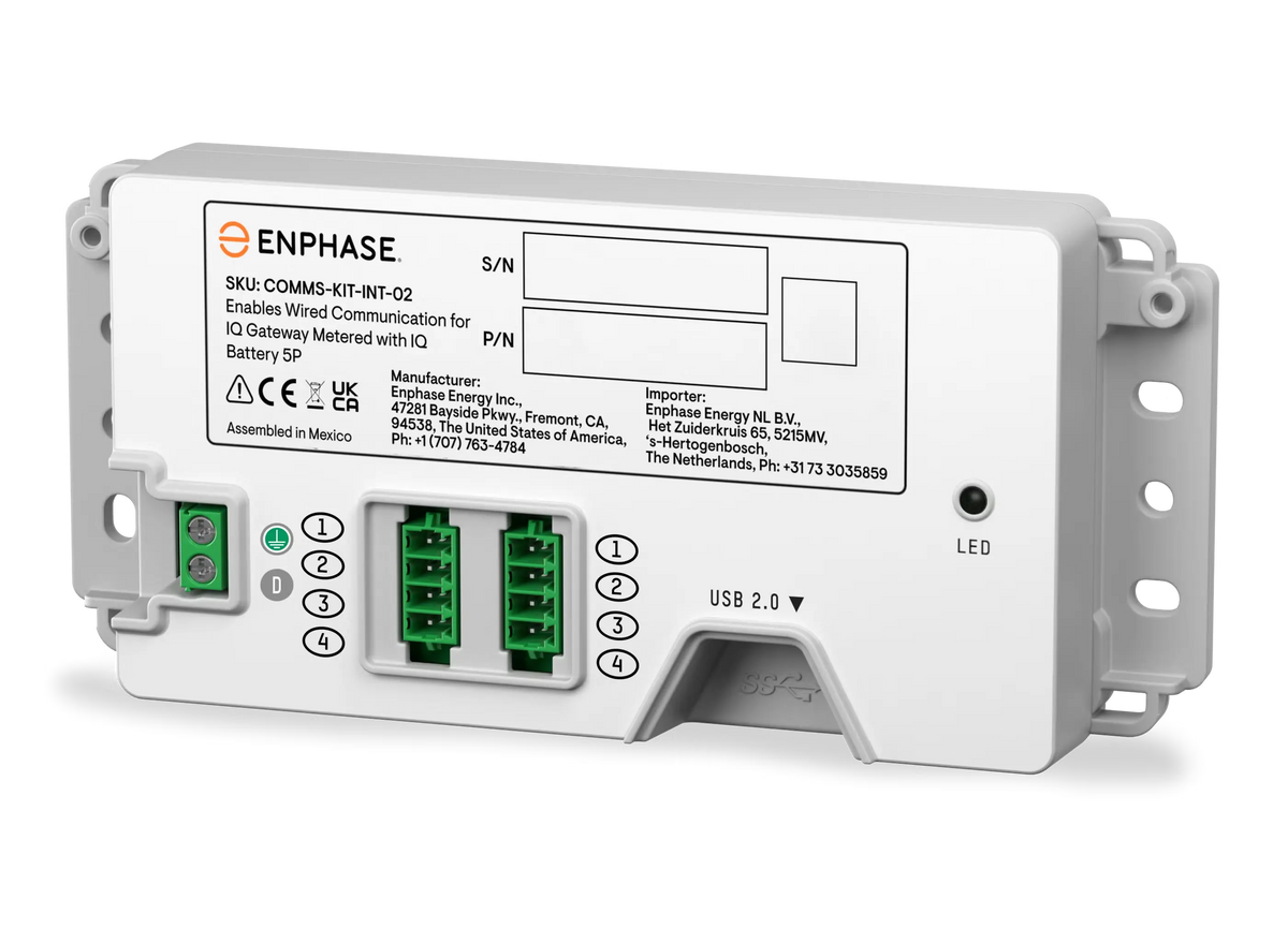 Accessoire Enphase COMMS-KIT-INT-02 KIT DE COMMUNICATION IQ BATTERY 5P - 5 ans de garantie