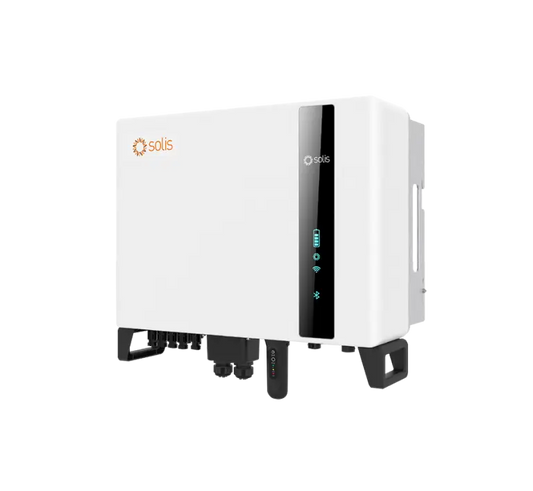Onduleur Solis S6, 10kW/10kVA, hybridee, triphasé, 2 MPPT, DC SW, pour batteries HV, compteur & S2-WL-ST inclus - 10 ans de garantie