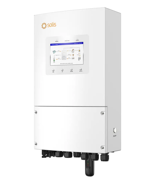 Onduleur Solis S6, 8kW/8kVA, hybridee, monophasé, 2 MPPT, DC SW, pour batteries LV, Smart port, compteur & S2-WL-ST inclus - 10 ans de garantie