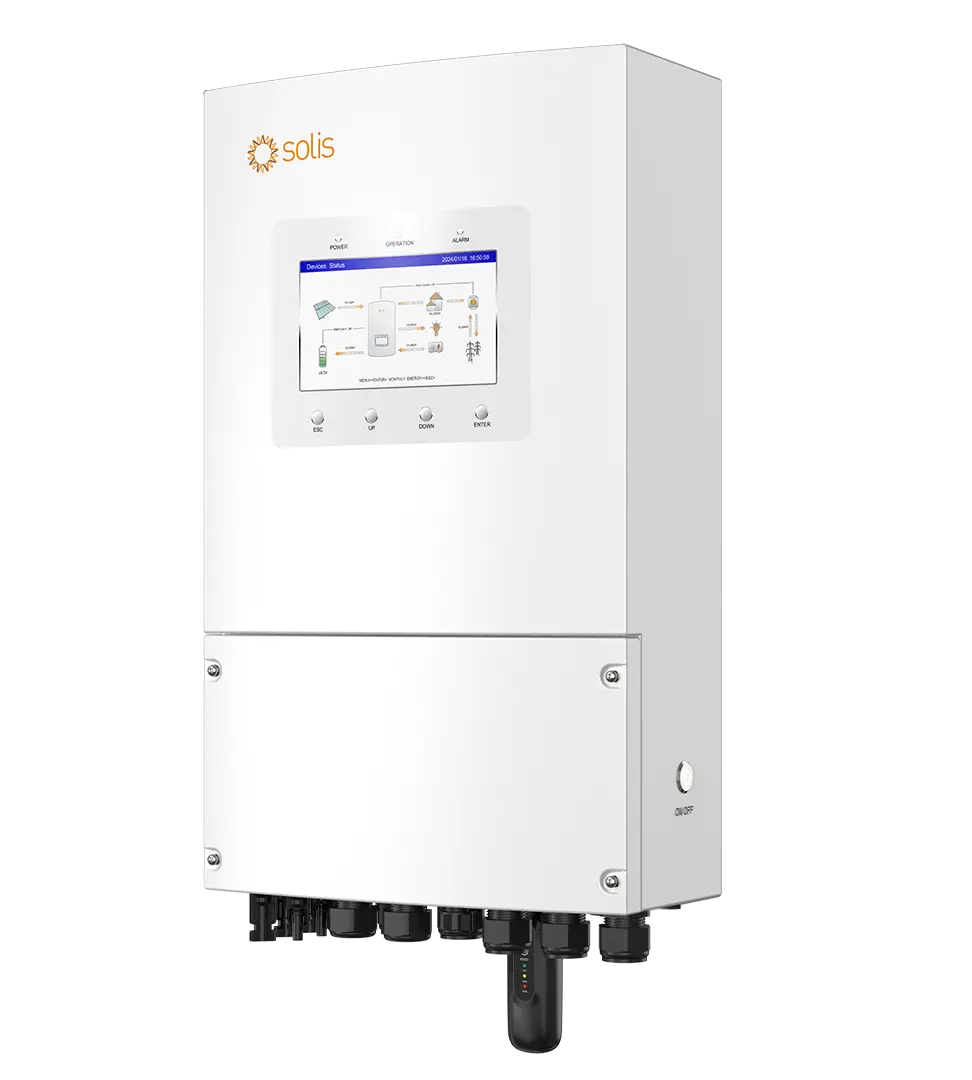 Onduleur Solis S6, 10kW/10kVA, hybridee, monophasé, 2 MPPT, DC SW, pour batteries LV, Smart port, 1Ph compteur & S2-WL-ST inclus - 10 ans de garantie
