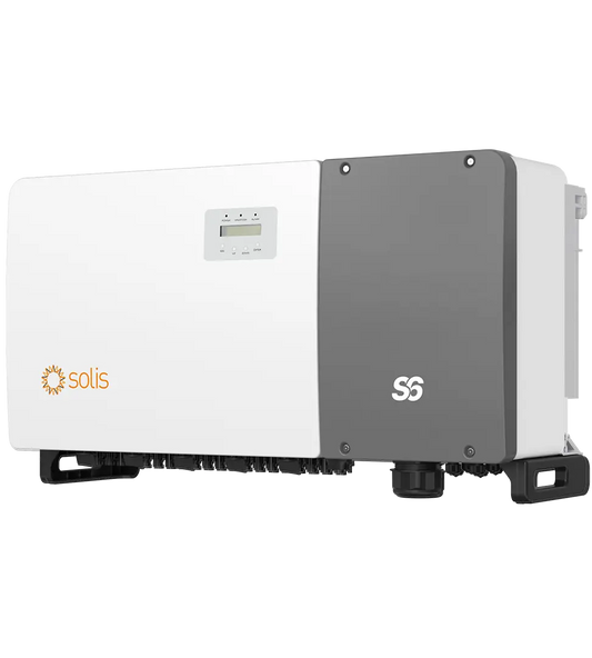 Onduleur Solis S6, 110kW/121kVA, triphasé, 10 MPPT, DC SW, PID, AFCI 1.0 (avec AC switch) - 5 ans de garantie
