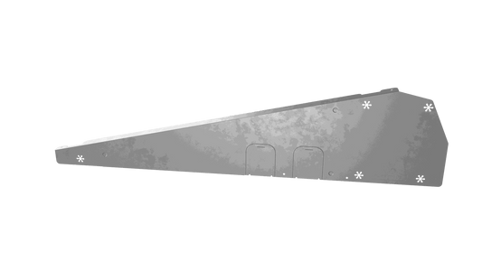 Déflecteur de vent droit FlatFix Fusion (Profilé de base  1030mm - 11077mm) - Esdec -