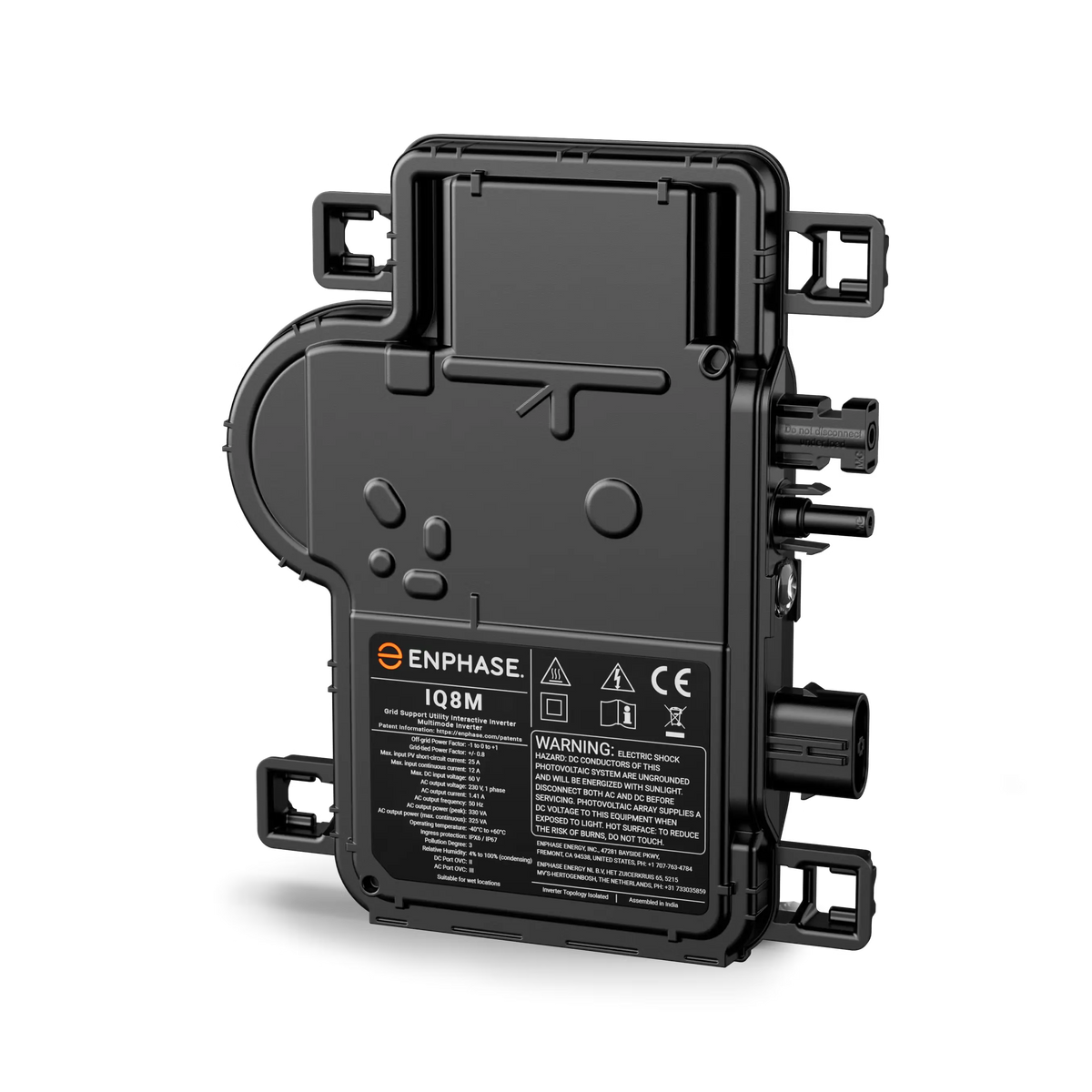 Micro-onduleur Enphase IQ8M - IQ8M-72-M-INT, 325000W/33000VA, monophasé - 25 ans de garantie